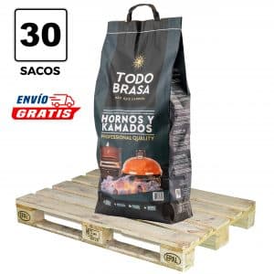 Minipalet carbón especial HORNOS y KAMADOS (30 sacos)