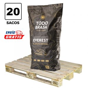 Minipalet carbón EVEREST 12Kg. (20 sacos)