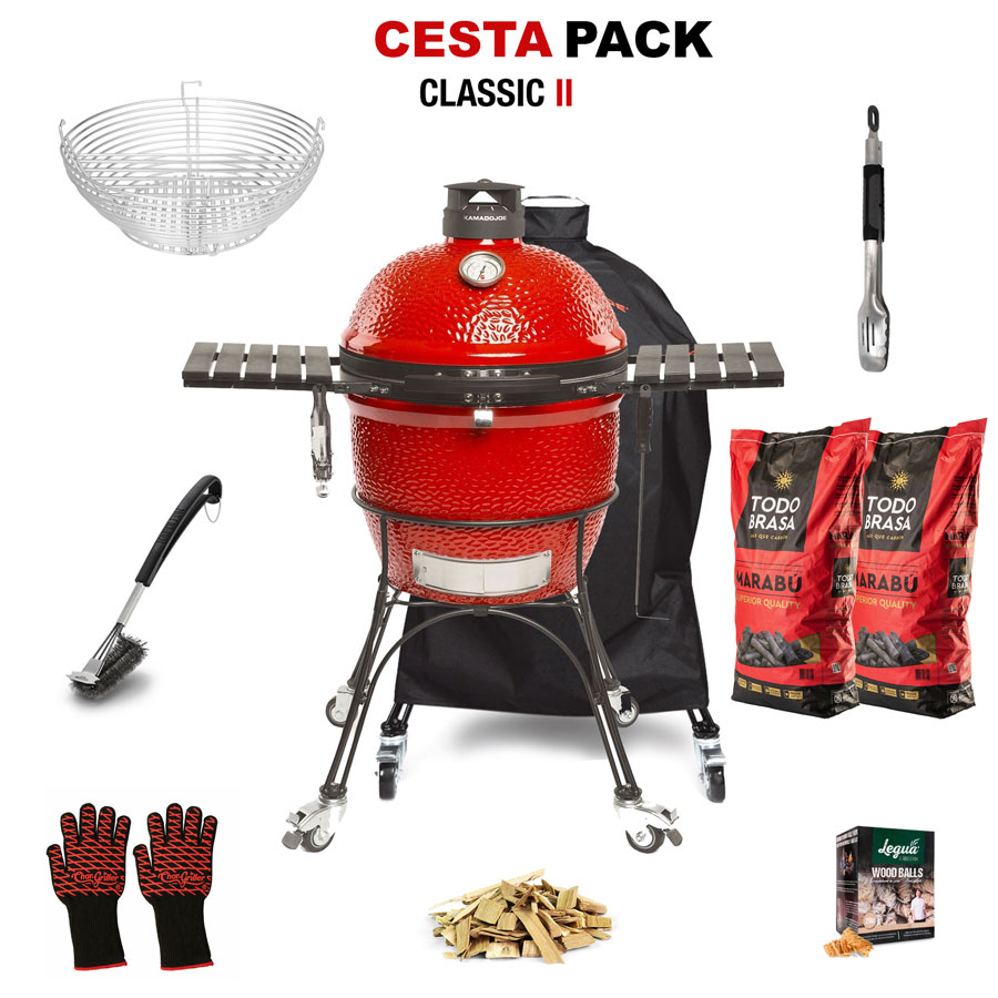 KAMADO JOE CLASSIC II *PACK CESTA*