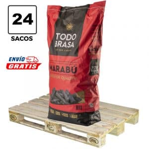 Minipalet carbón MARABÚ 10Kg. (24 sacos)